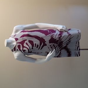 Amanda Uprichard Wine/Grey dress Small